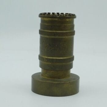 Fire Hose Nozzle 1.5โ Brass VTG Italy 647X 100 GPM Industrial Firefighter